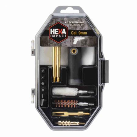 Kit de nettoyage HEXA IMPACT pour armes / 9MM-38SP-357MAG