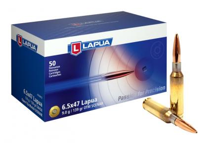 Cartouches Lapua 6.5x47 Lapua OTM Scenar 139 gr / 9 g