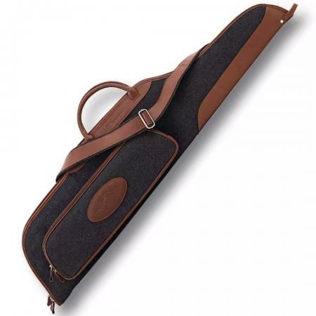 Housse pour carabine BLASER Loden/cuir 112cm 