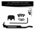 Barrette de retention réglable CLIPDRAW pour Glock 17/19/26/... 39142