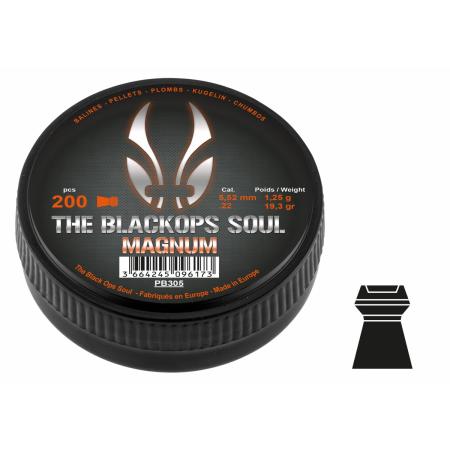 Plombs BO MANUCFATURE The Black Ops Soul Magnum 5,5mm