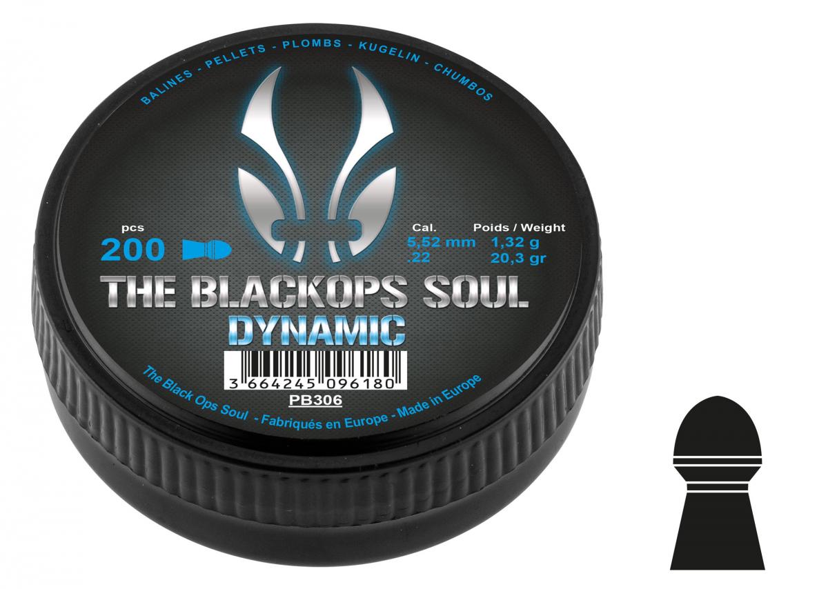 Plombs The Black Ops Soul DYNAMIC Cal. 5,5 mm