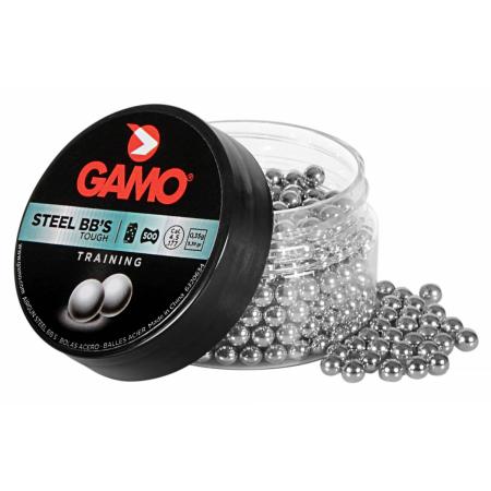 Boite de 500 billes acier BB's cal. 4.5 mm GAMO