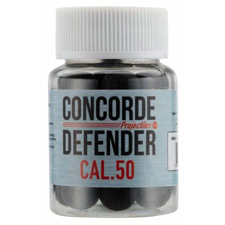 Cal. 50 - Billes de Défense caoutchouc -Pot de 30 billes