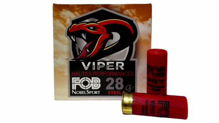 Boites de 25 cartouches FOB VIPER STEEL HP 12/70 28g N°7A