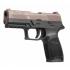 Pistolet à blanc SIG SAUER P320 noir 9mm P.A.K. Pink Gold 28009