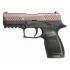 Pistolet à blanc SIG SAUER P320 noir 9mm P.A.K. Pink Gold 28010