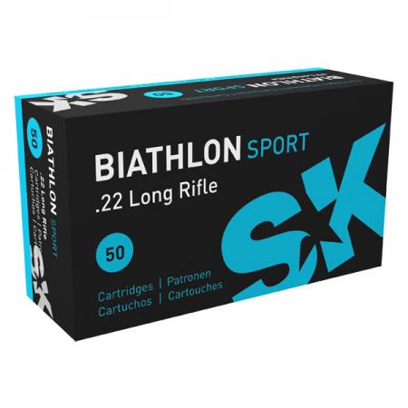 Boite de 50 cartouches SK Biathlon .22lr 40gr / 2.59g