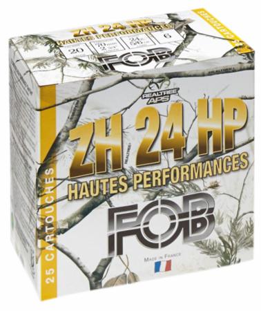 Boites de 25 cartouches FOB HV 24 HP ACIER Cal. 20/70 24g