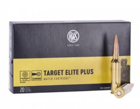 Boite de 20 cartouches RWS Target Elite Plus 6.5Creedmoor HPBT 130gr / 8,4g