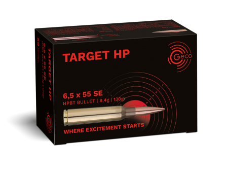 Boite de 50 cartouches GECO Target .308Win HPBT 168gr / 10,9g