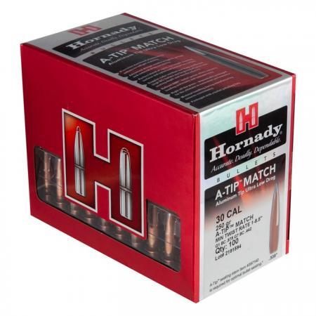 Ogives HORNADY 30 (.308) 230grs A-TIP MATCH