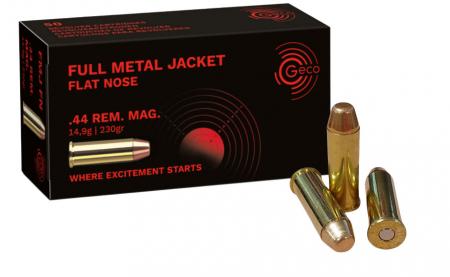 Cartouches GECO .44 Remington Magnum FMJ 230 gr / 14,9 g