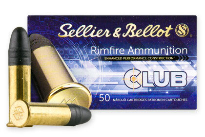 Boite de 50 cartouches SELLIER&BELLOT Club Cal. 22lr 40gr / 2,59g