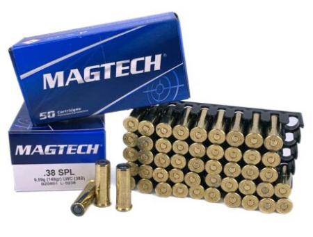 Cartouches Magtech .38 Special LWC 148 gr / 9,6 g