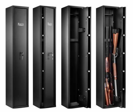 Coffre Rietti 5 armes à serrure à clef - 140 cm- 2mm