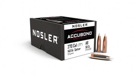 50 ogives Nosler Accubond cal. 270 (.277) 140 gr / 9,07 g.