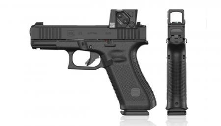 Pistolet GLOCK 45 Gen 5 A-CUT 4" Cal 9x19mm + Viseur AIMPOINT COA 3.5 MOA