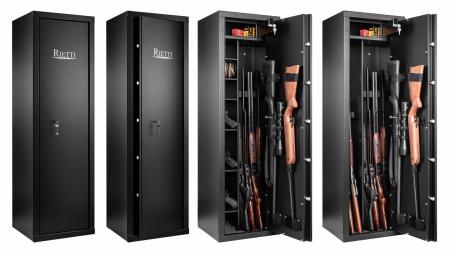 Coffre Rietti 9 gun chest with key lock - 150 cm - 2mm