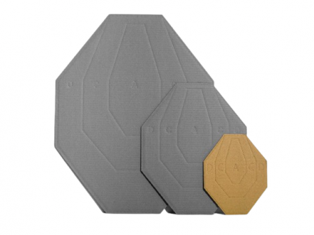 Paquet de 25 cibles IPSC Micro Classic (40%) Double Alpha Academy