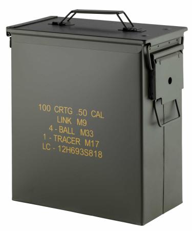 Caisse de rangement métallique SURPLUS US ARMY Cal. 50