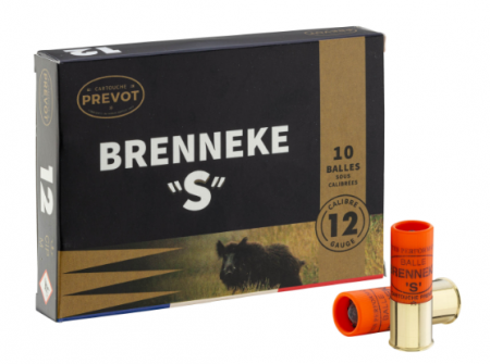 Boite de 10 balles BRENNEKE "S" calibre 12/70  24 g