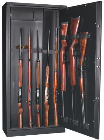 Armoire forte FORTIFY 15 armes avec lunettes + coffre intérieur