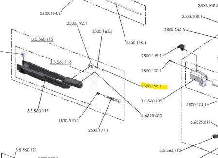 Poussoir d'extracteur FEINWERKBAU AW93