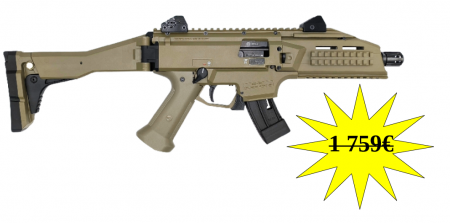 Carabine CZ Scorpion EVO 3 S1 8" FDE Cal. 22lr