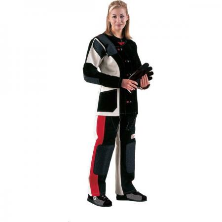 Veste de tir cuir/toile GEHMANN pour DROITIER / Taille 44
