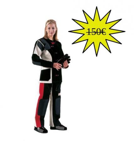 Veste de tir cuir/toile GEHMANN pour GAUCHER