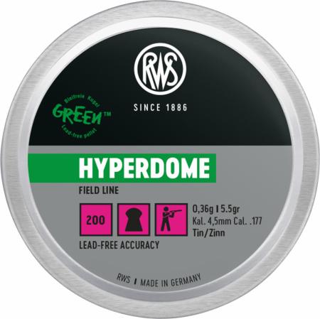 Boite de 150 plombs RWS Hyperdome 5,5mm 0,71g