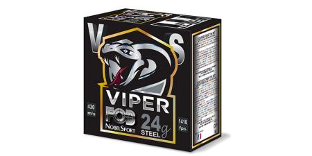 Boite de 25 cartouches FOB Viper Acier 24g N°7