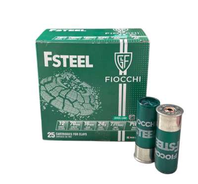 Boite de 25 cartouches FIOCCHI Acier 28g N°7