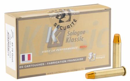 Cartouches GPA Sologne .45-70 Gvt FN 300 gr / 19,4 g