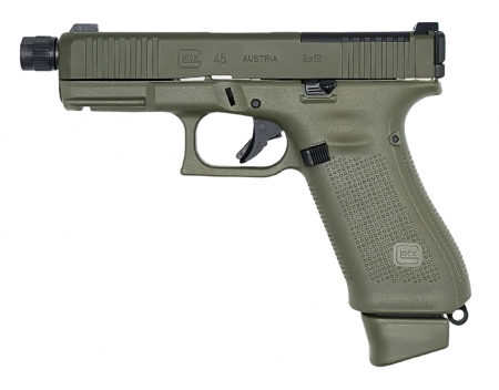 Pistolet GLOCK 45 Gen 5 Hunter Edition 4,6" Fileté Cal 9x19mm