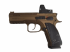 Pistolet CZ Shadow 2 Compact Bronze 4" Cal. 9x19 + LEUPOLD Deltapoint Pro 40149
