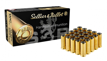 Cartouches Sellier & Bellot .32 S&W Long WC 100 gr / 6,50 g