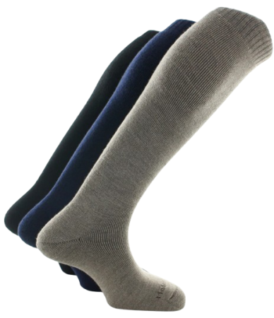 LOT 3 PAIRES CHAUSSETTES 40% BOUCLE 