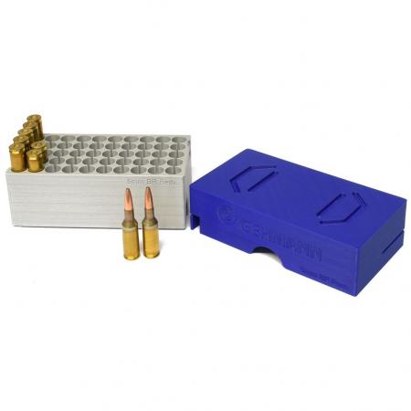 Boite de rangement plastique GEHMANN pour 50 munitions Cal. 6br
