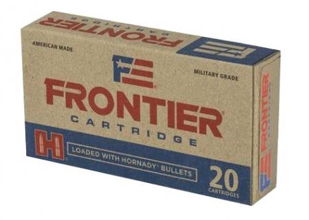 Boite de 20 cartouches HORNADY Frontier 5.56 BTHP Match 68gr / 4,4g