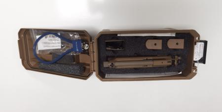 OCCASION - Pistolet BERETTA M9A3 5.2" Fileté FDE Cal. 9x19 + lampe/laser OLIGHT Baldr