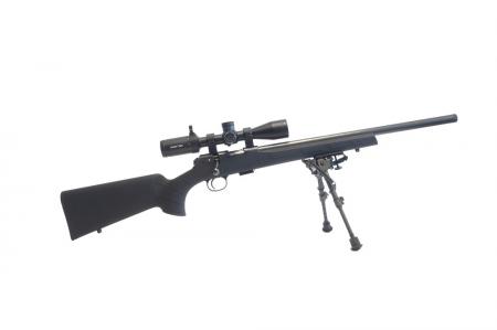 Pack carabine CZ 457 Synthétique varmint 20" Black Cal. 22lr + lunette 3-12x40 + bipied + housse