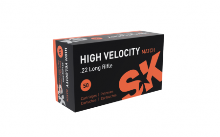 Boite de 50 cartouches SK High Velocity Match Cal. 22lr 40gr / 2.59g 