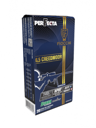 Boite de 20 cartouches FIOCCHI Perfecta HPBT Cal. 6.5 CM 140gr / 9.1g