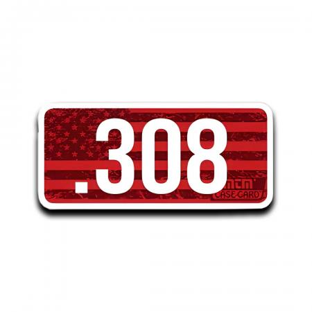 Autocollants MTM Calibre 308 Win (Pack de 8)