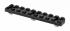 Rail Picatinny 9 slots CLAWGEAR pour garde main M-LOK 42025