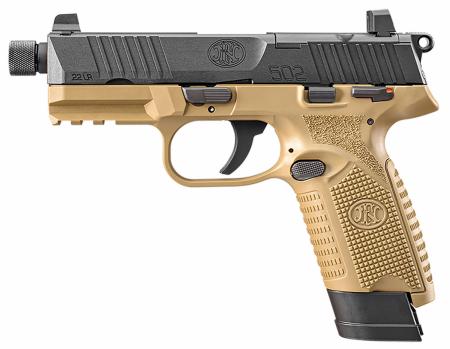 Pistolet FN Herstal 502T "Edition limitée " 4.6" Bicolore Cal. 22lr 