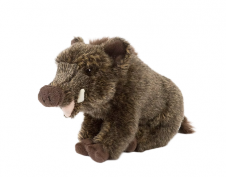 Peluche Sanglier assis 25cm