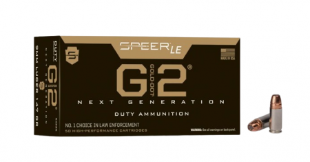 CARTOUCHE SPEER 9MM GOLD DOT G2 147 GRS BTE 50